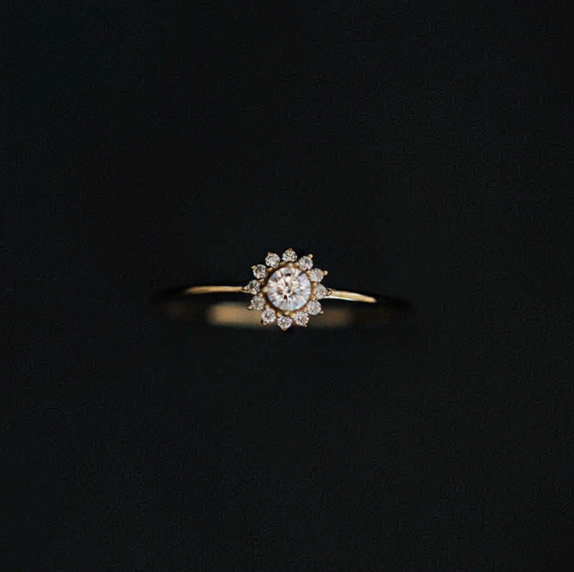 Golden Moon Ring